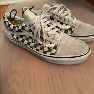 Vans Men's Checkered Gray Sneakers